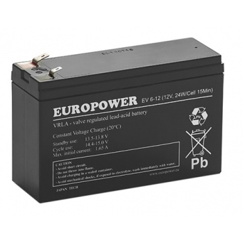 EUROPOWER EV 12-6 T1 (6V 12Ah)